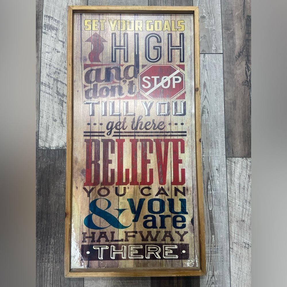 Hockey sign, perfect touch to your home.
